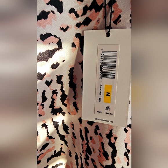 Calvin Klein Jeans Camisole Top Spagetti Animal Print size M - Picture 4 of 10